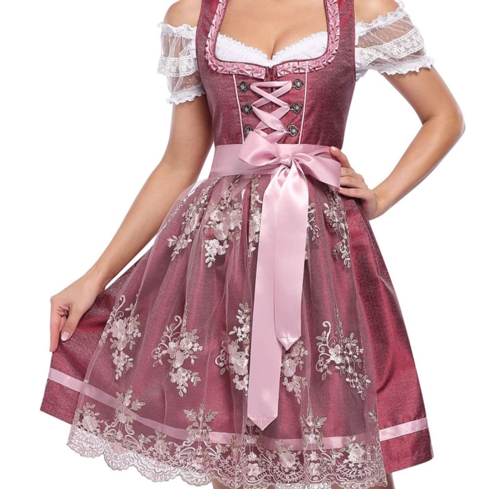 German Dirndl Dress Costume Bavarian Oktoberfest